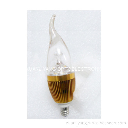 LED candle bulb 3W E14 high lumen